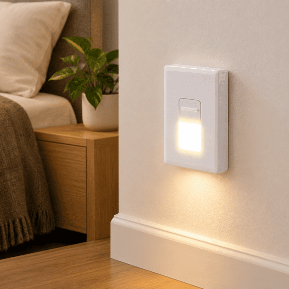 Unbranded COB LED Wireless Night Light, 200 Lumen Cordless Wall Mounted Light