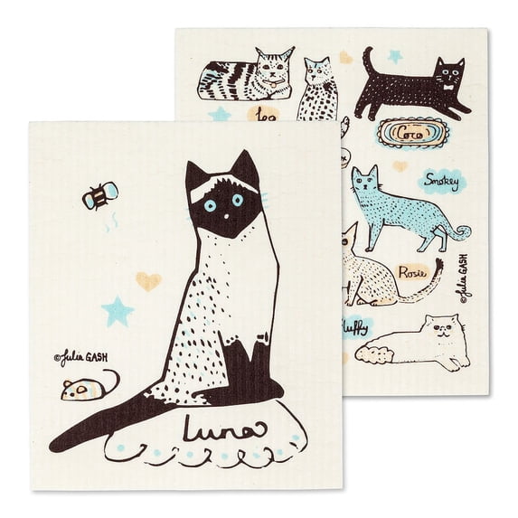 Unbranded Cats With Names Dishcloth