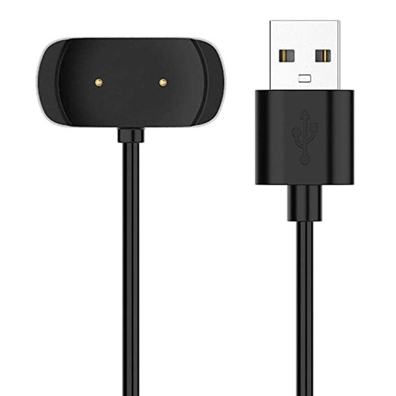 Unbranded Charger Cable for Amazfit Bip 5, Bip 3, Bip U, T-Rex Pro, GTS 4 Mini, GTS 2, GTS 2 Mini, GTS 2e, GTR 2, GTR 2e, GTR Mini, Active, USB Charging Cable Dock Cord 3.3ft Smartwatch Accessories