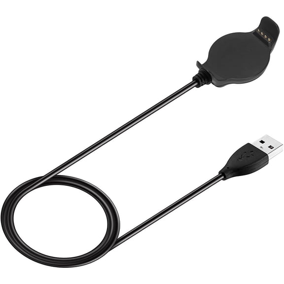 Unbranded Charger Compatible with Garmin Forerunner 620 GPS Smart Watch USB Data Sync Charge Charging Cable Clip Cradle Dock 100cm Charging Cable Accessories for Forerunner 620 Smart Watch