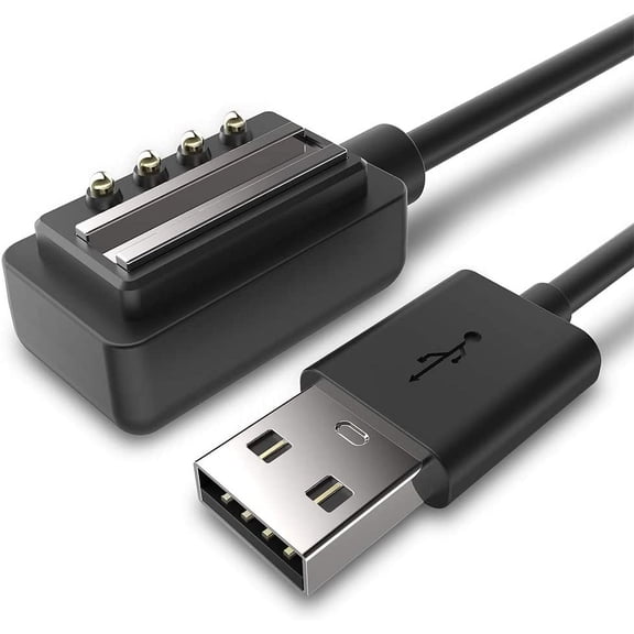 Unbranded Charger Compatible with Suunto 9, D5, Spartan Ultra HR, Spartan Sport Wrist HR, EON Core - Magnetic USB Charging Cable 100cm - GPS Watch Accessories