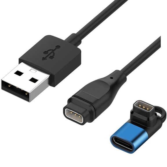 Unbranded Charger for Coros PACE 3, PACE 2, APEX, APEX Pro, VERTIX, VERTIX 2, Charging Cable & 90 Degree USB Type-C Adapter for Coros Smart Watch