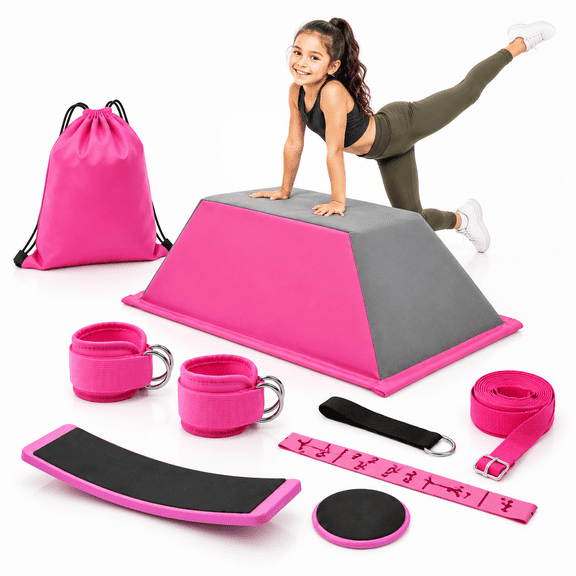 Unbranded Cheerleading Flyer Set with Non-Slip Stand, Rotating Balance Board, Ankle Straps, and Accessories