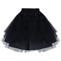 BJUTIR Womens Skirts Lady Solid Color Layered Tulle Petticoat Lady'S Princess Tutu Tulle Skirt Underskirt