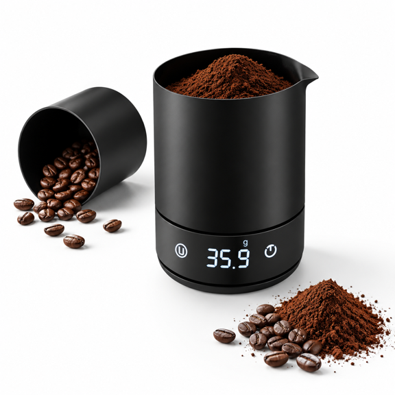 Unbranded Coffee Espresso Scale with 200ml Dosing Cup and LED Display