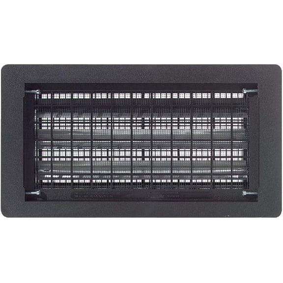 Unbranded Foundation Auto Vent - Automatic Air Vent - 8" x 16", Black Residential Use, Standard Application