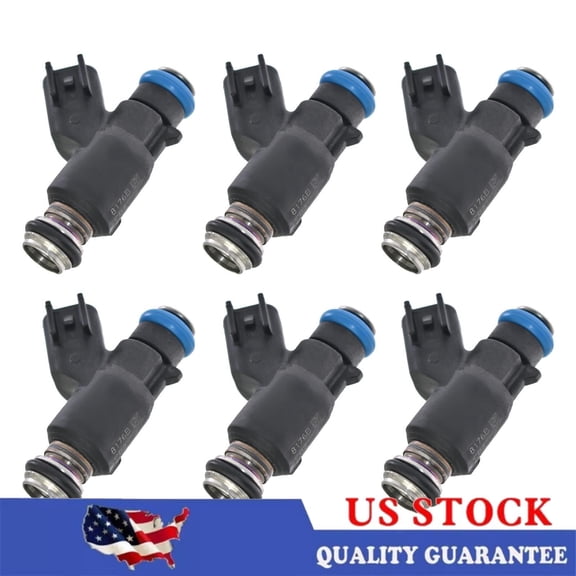 Unbranded Fuel Injectors 12592648 Multi-Point for 2006-2010 Chevy Impala Malibu 3.5L 3.9L V6 6-Piece
