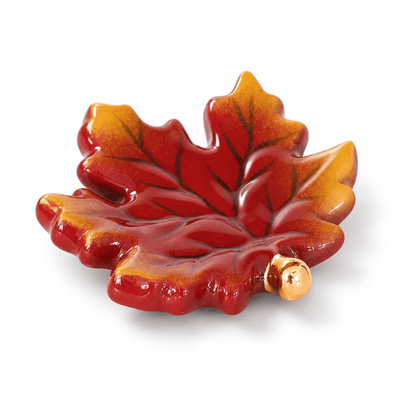 Unbranded Hand-Painted Ceramic Mini Fall Leaf Tabletop Decor