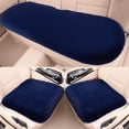 thumbnail image 1 of Unbranded Imitation Rabbit Plush Car Seat Cover Three-Piece Set Blue, 1 of 3