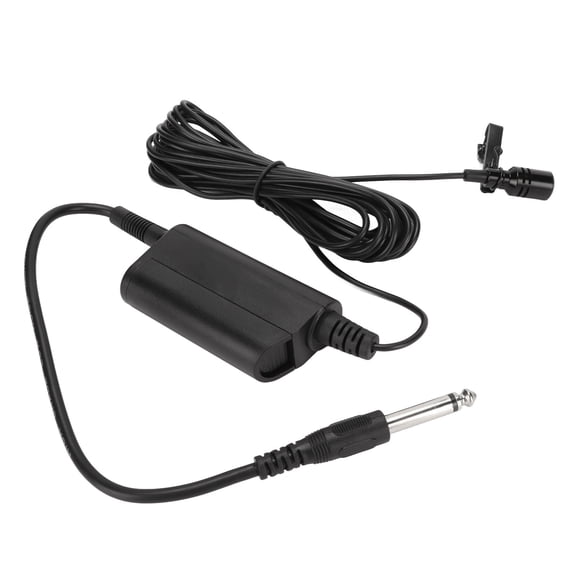 Unbranded Lavalier Microphone Professional Omnidirectional Clip On Wired Microphone for Guitar Speech Drum Piano Saxophone