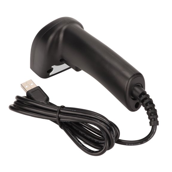 Unbranded MJ-1400C 1D Barcode Scanner Handheld USB Wired Automatic Bar Code Reader Scanning Gun for Supermarket Retail POS System Warehouse Inventory Management Black (7.87 inches / 20 cm)