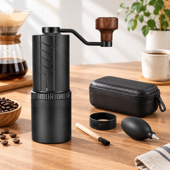 Unbranded Manual Coffee with 20 External Adjustment Levels, 35g Capacity, Travel Case