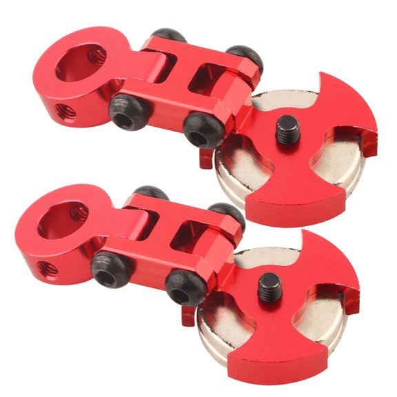 Unbranded Metal Magnetic Stealth Body Post Mount for RC Car, Red (2pcs)