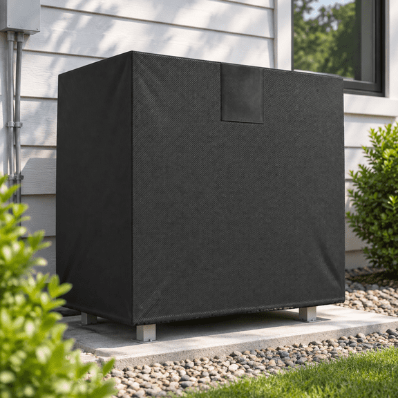 Unbranded Mini Split Air Conditioner Cover, 31.1 x 12.6 x 22.8 Inches, Waterproof Outdoor AC Unit Protector