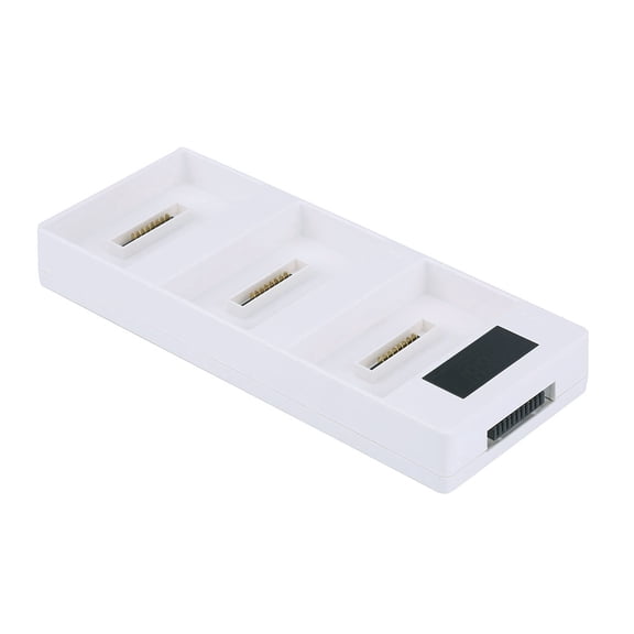 Unbranded Multi Charging Hub Digital Intelligent Battery Charger RC Accessory for DJI Phantom 4 Drone, White, 3-Battery Simultaneous Charging Station with LED Display for Advanced Pro Plus[cite: 1]