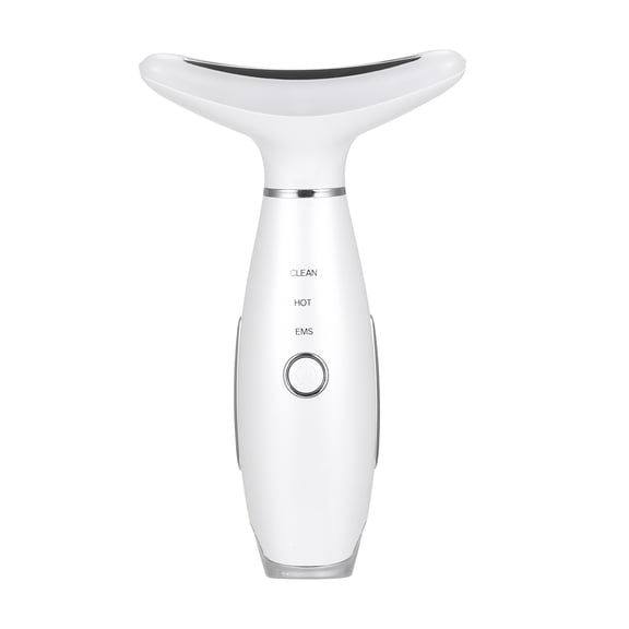 Unbranded Neck Massager LED Photon Therapy Heating Neck Wrinkle Removal Machine Reduce Double Chin Skin Lifting Tightening Device White Facial Massager Tool