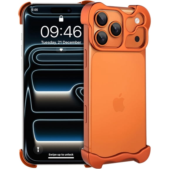 Unbranded Phone Case Compatible with iPhone 17 Pro Max Compatible with Lens Camera Protection, Frameless Minimalist Design, Extremely Highlighting Personality.