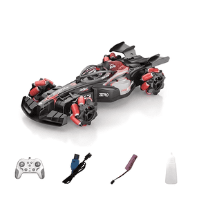 Unbranded RC Drift Car, 2.4GHz Remote Control Racing Car with Spray and LED Lights, 4WD High Speed Stunt Vehicle for Boys and Kids