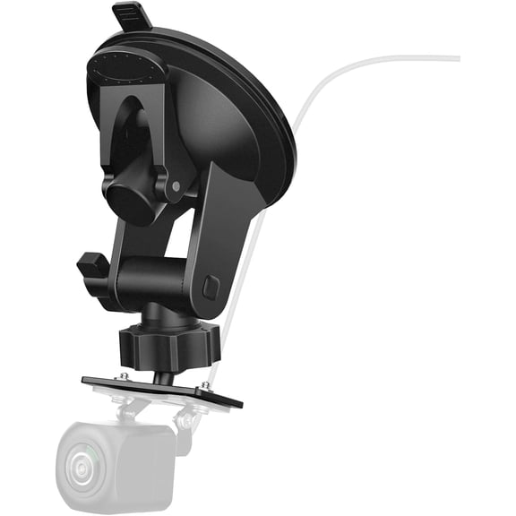 Unbranded Rear Camera Holder, Dash Cam Mount for Rear Windshield, Car Recorder Backup Bracket for Rearview Mirror, Reverse Camera Mount for SUV, Truck, RV, Auto