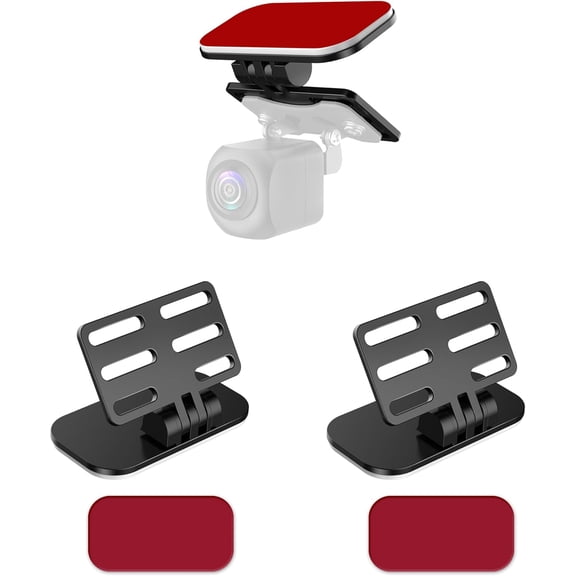 Unbranded Rear Camera Holder - Universal Windshield Backup Camera Mount - 2PCS Adhesive