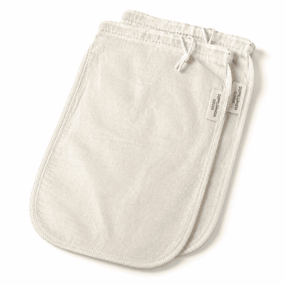 Unbranded Reusable Cold Brew Coffee Bag 2-Pack Medium 8x12 Inch