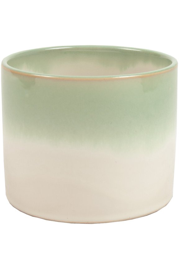 Reykjavik Green Reactive Glaze Ceramic Planter