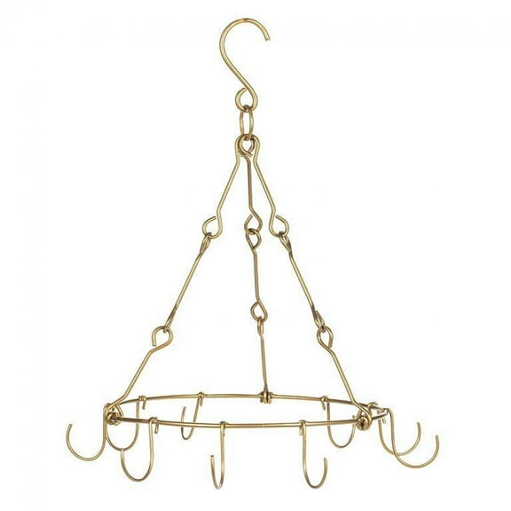 Unbranded Round Ceiling Hanger With 9 Hooks Storage Holder