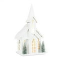 thumbnail image 1 of Unbranded Snowy Church With Led Lights Decoration, 1 of 3