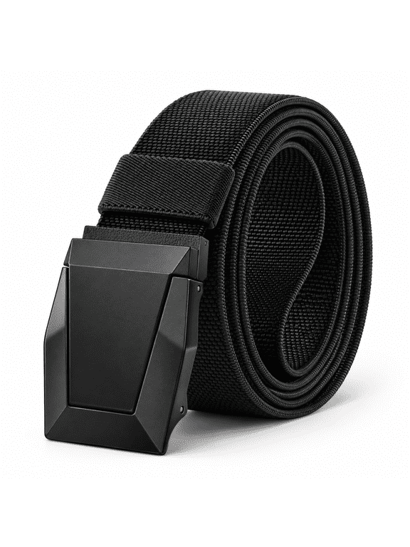 Stretch Nylon Web Belt, Adjustable 32-36 Inch Waist, Trimmable Fit