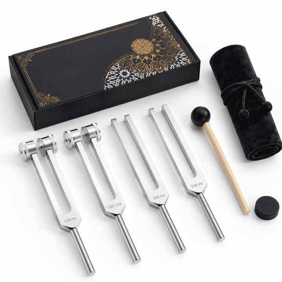 Unbranded Tuning Set, 4 Frequencies 128Hz 136.1Hz 256Hz 528Hz for Meditation Sound