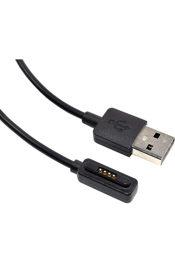 USB Charging Cable Compatible with ASUS ZenWatch-2 WI501Q WI502Q Smartwatch ZenWatch2 WI502Q-SL-BD-Q WI501Q-2J-GB2 Smart Watch Charger Cord Wire Clip Dock
