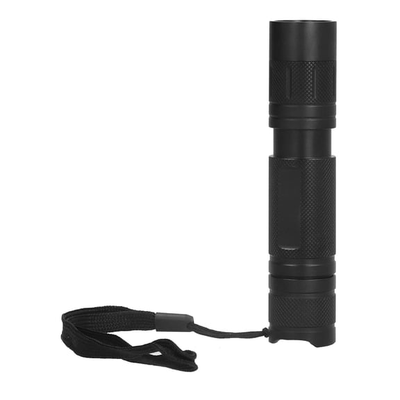 Unbranded UV Flashlight Battery Powered LED UV365 Black Light Detector for Coin Stamp Collection Identification and Pet Stain Fungi Detection, Compact Aluminum Alloy, 4.8 inches / 12.3 cm