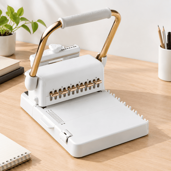 Unbranded Universal Cinch Book Binding Machine for Spiral Wire Notebook Binding