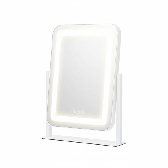 Unbranded 13.1"x16.7" Lighted Vanity Mirror, LED Makeup Mirror with Touch Control