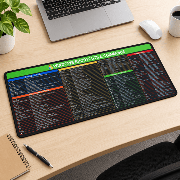Unbranded Windows Shortcut Extra Large Mouse Pad for PC Gaming and Office Desks