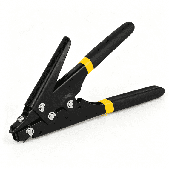 Unbranded Zip Tie Tool, Tensioning and Cutting Tool for Fastening and Cutting Plastic or Nylon Cable Tie, Cable Tie Gun for Cable Management, Zip Tie Tightener with Ergonomic and Portable Design