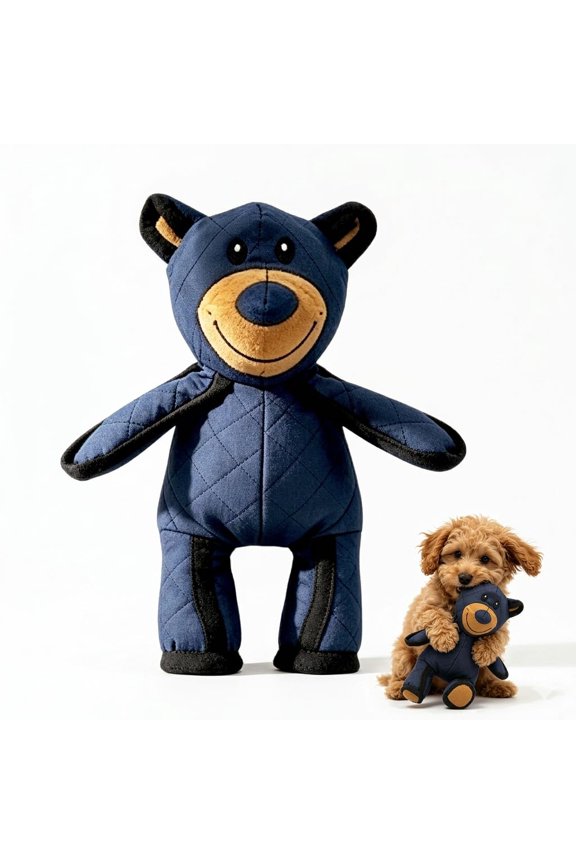 Unbreak-Bear Dog Toy, Indestructible Bear Dog Toy for Heavy Chewers, Tough Unbreakable Bear Dog Companion Toy for Aggressive Chewers, Durable Unbreakable Dog Toy for Large Medium Dogs.
