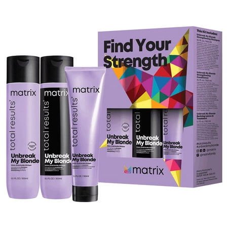 Unbreak My Blonde Gift Set Total Results by Matrix