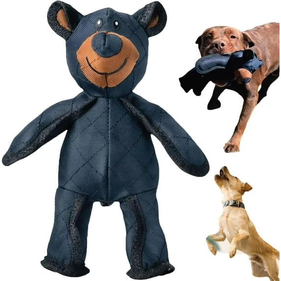 Unbreaka-Bear Dog Toy, Guaranteed Indestructible Dog Toy, Unbreakable Bear Dog Toy, Indestructabear, Indestructible Bear Dog Toy, Indestructa Bear,Extreme Bear Dog Toy for Aggressive Chewers Large (1)