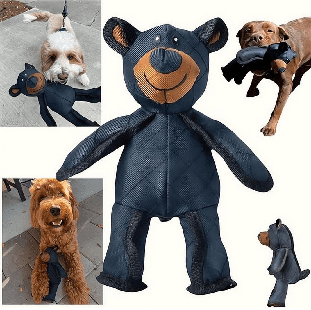 Image showcasing Stmxork Plush Dog Toys, Rugged Large Hard Squeaky Bear 2.0, Durable for ...