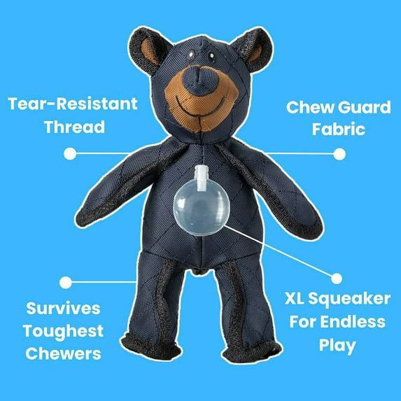 Unbreaka-Bear, The Ultimate Chew-Proof Bear, Indestructible Robust Bear Dog Toy, Dog Squeaky Toys Durable, Interactive Dog Toys for Boredom, Dog, for Large Small Dogs