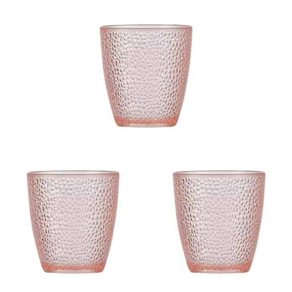 Unbreakable Acrylic Glass Set - 8oz Transparent Cups for Hot/Cold Drinks - Stackable Fall-Proof Tumblers for Kitchen, Bar & Outdoor Use (Set of 5)