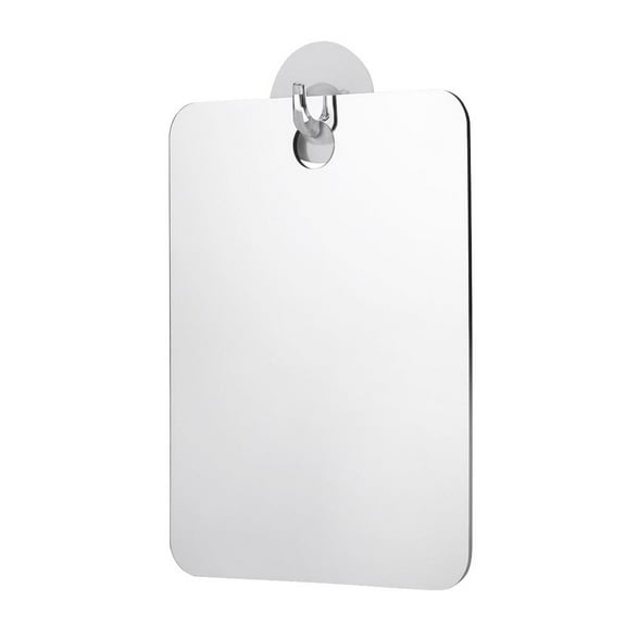 Unbreakable Anti-Fog Travel Mirror, Fog Free Shower Mirror with Suction Cup, Perfect for Shaving And Makeup in Bathroom Or Gym, 1X Unbreakable Mirror 1X Suction Cup