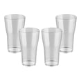 thumbnail image 1 of Unbreakable Beer Glasses, All-Purpose Polycarbonate Plastic Glasses, Ideal as Mocktail Glasses, Juice Glasses & Water, Reusable & Dishwasher Safe Drinking Glasses, 13.5 oz - Set of 4, 1 of 5