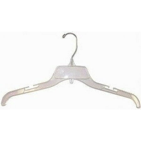 Unbreakable Clear Plastic Dress/Shirt Hanger