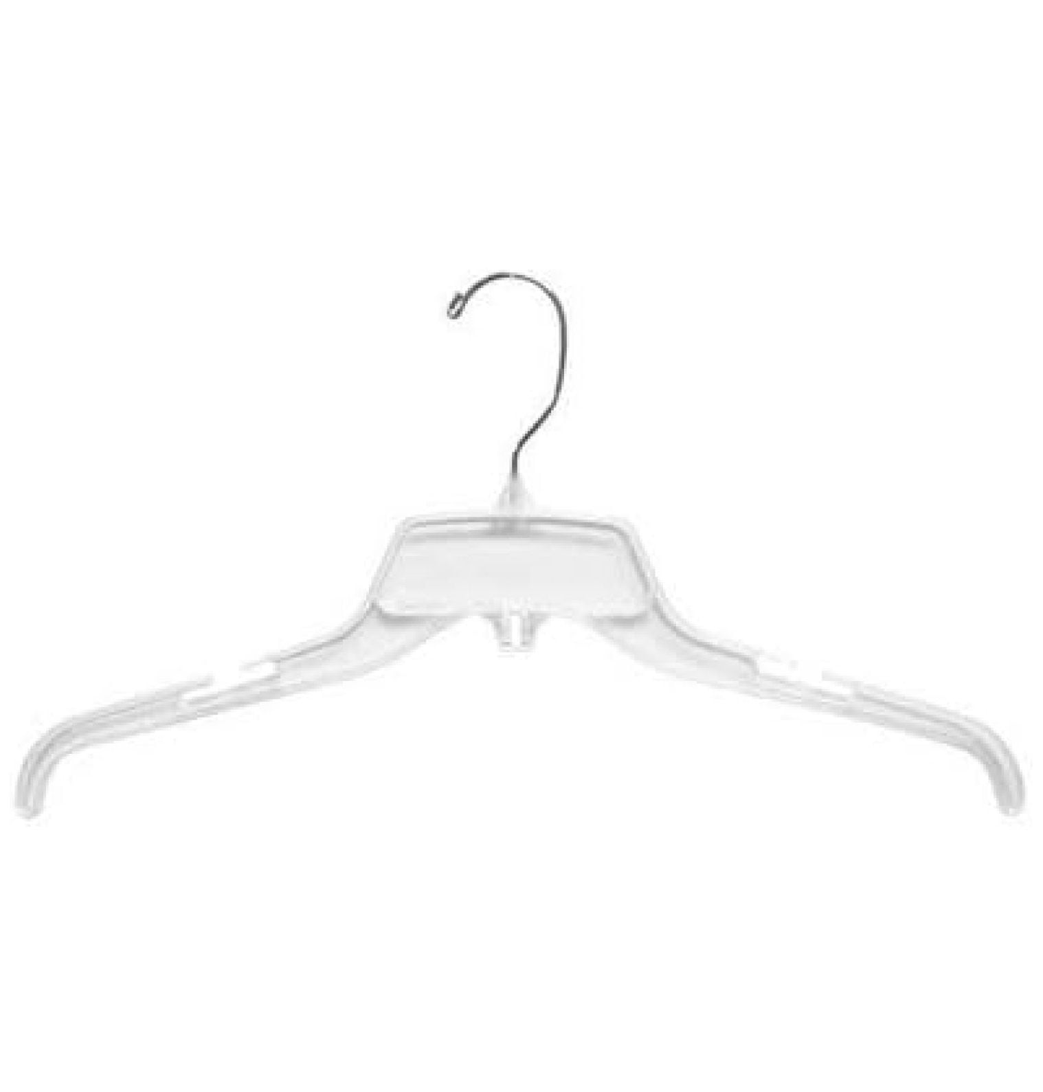 Unbreakable Clear Top Hanger [Bundle of 50]