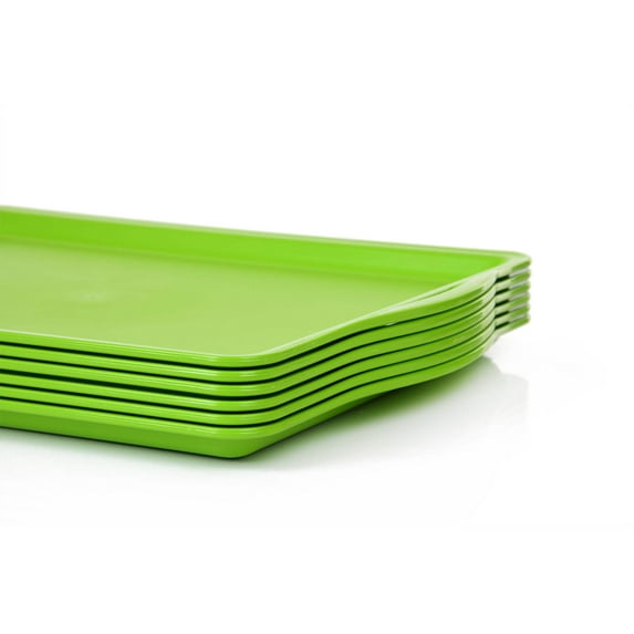Unbreakable Durable Serving Tray - 6 Pack