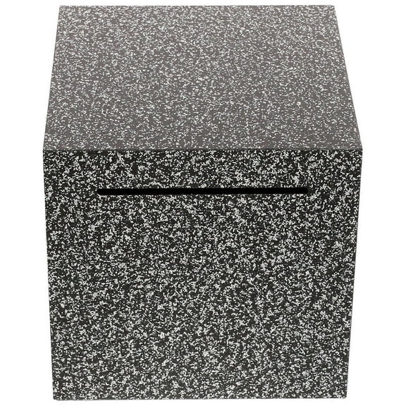 Unbreakable Money Saving Box Piggy Bank Office Use 12.00X12.00X12.00CM Black 1Pack