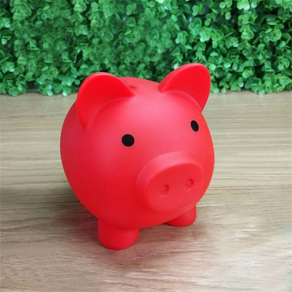 Unbreakable Piggy Bank for Youngsters, Plastic Coin Saving Bank with Screw-Off Plug, Educational Money Bank for Financial Learning, Cute Decoration for Desk and Bookshelf