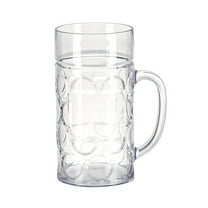 Unbreakable Plastic Beer Mug Shatterproof Beer Glasses Club Bar Party Cold Drink
